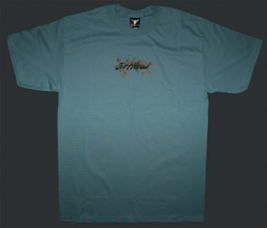 Splat Stonewashed Blue Tee Front