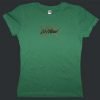 Womens Back Splatter Sage Green Tee Front