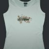 Womens DirtHead Fitted White Tank